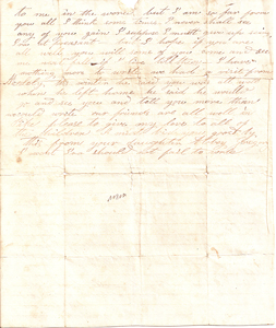 Letter from Abby Seger Gregory