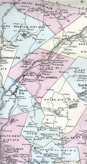 an old map of Kent